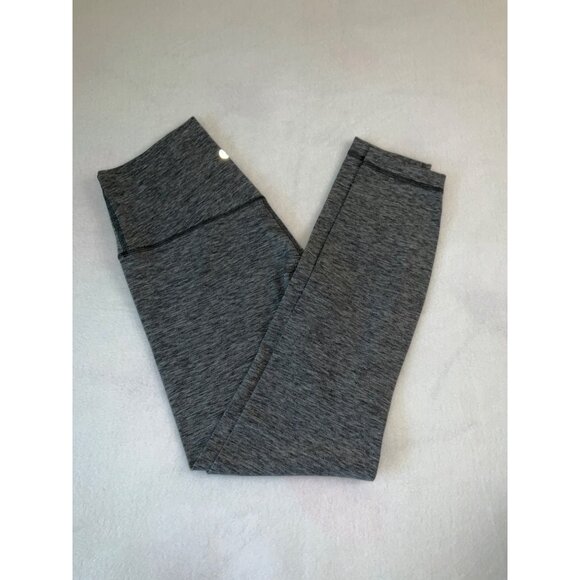 Lululemon Align High-Rise Pant 25" Heathered Core Medium Grey size 6 - Picture 2 of 8